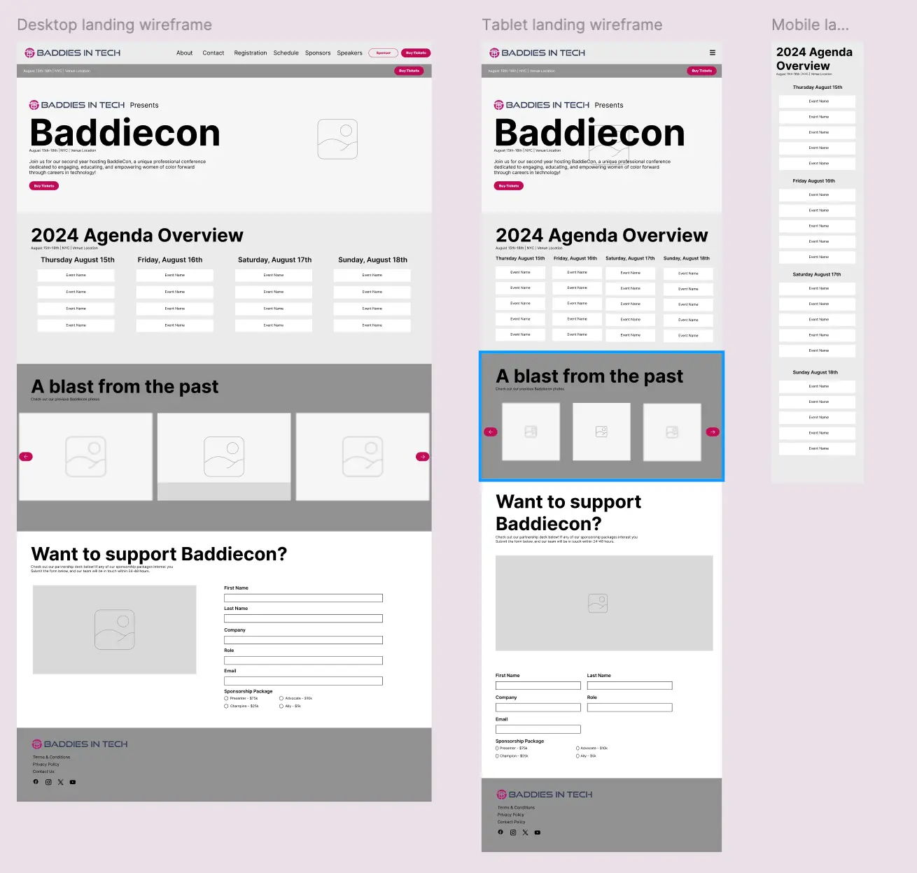 baddiecon-wireframes