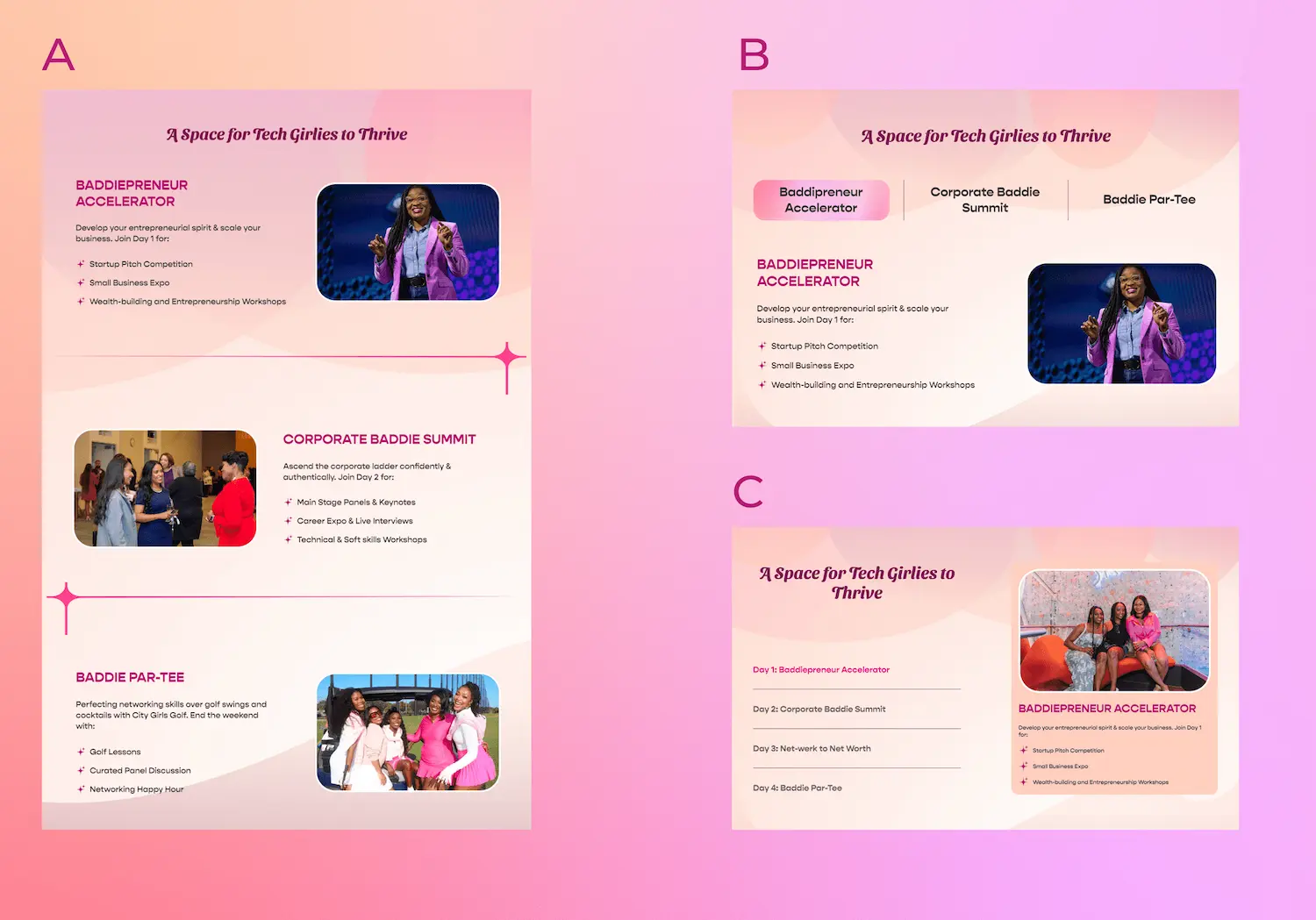 baddiecon-wireframes